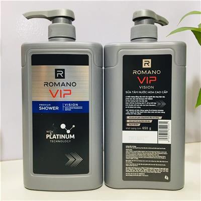 SỮA TẮM CHO NAM Romano Hương Nước Hoa Cao Cấp Vip Vision 650g  SUA TAM CHO NAM Romano Huong Nuoc Hoa Cao Cap Vip Vision 650g
