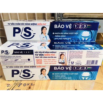 Kem Đánh Răng P/S Bảo Vệ 123 TUÝP LỚN 230g  Kem Danh Rang P/S Bao Ve 123 TUYP LON 230g