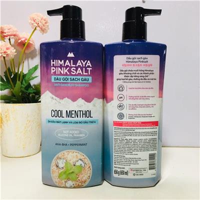 Dầu Gội Sạch Gàu HIMALAYA PINK SALT Cool Menthol Chai 650ml