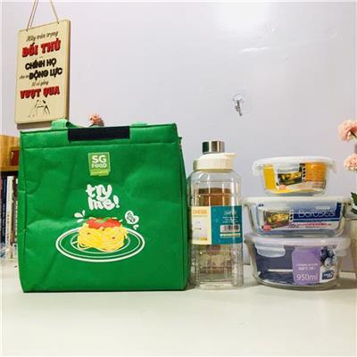 Túi Giữ Nhiệt SG FOOD Dáng Hộp Size Lớn Có Thể Điều Chỉnh