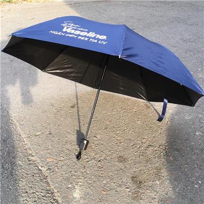 Dù Cầm Tay Vaseline Gấp 3 Nhỏ Gọn Màu XANH DƯƠNG ĐẬM