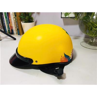 Nón Bảo Hiểm Nửa Đầu LIPTON MÀU VÀNG Size M