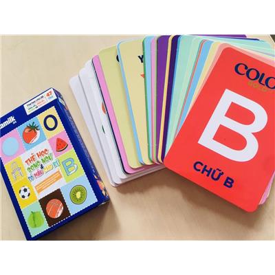 Bộ Thẻ Học Song Ngữ & Tô Màu Vinamilk Cho Bé