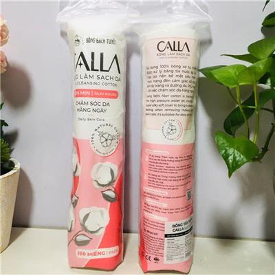 Bông Tẩy Trang CALLA 150 Miếng TRÒN MỊN