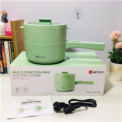 Nồi Điện Mini ELMICH Đa Năng 1.5L MPE9121MG  Noi Dien Mini ELMICH Da Nang 1.5L MPE9121MG