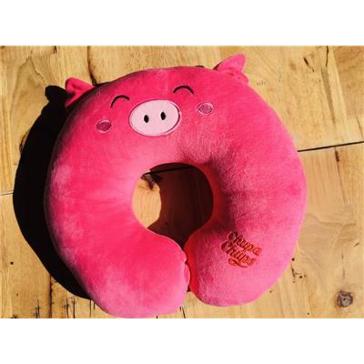 Gối Đỡ Cổ Du Lịch Chupa Chups Có Nút Bấm MÀU HỒNG  Goi Do Co Du Lich Chupa Chups Co Nut Bam MAU HONG