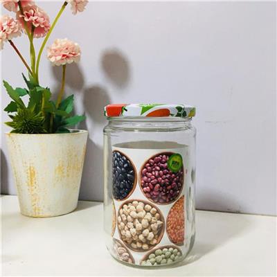 Hũ Thủy Tinh Herevin Nắp Thiếc 660ml (HŨ LỚN)  Hu Thuy Tinh Herevin Nap Thiec 660ml (HU LON)