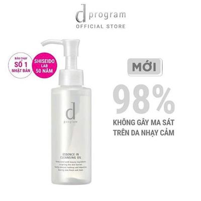 DẦU Tẩy Trang d program Dành Cho Da Nhạy Cảm 120ml Essence In Cleansing Oil  DAU Tay Trang d program Danh Cho Da Nhay Cam 120ml Essence In Cleansing Oil