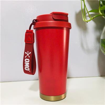 Ly Giữ Nhiệt OMO 550ml Có Dây Xách MÀU ĐỎ  Ly Giu Nhiet OMO 550ml Co Day Xach MAU DO