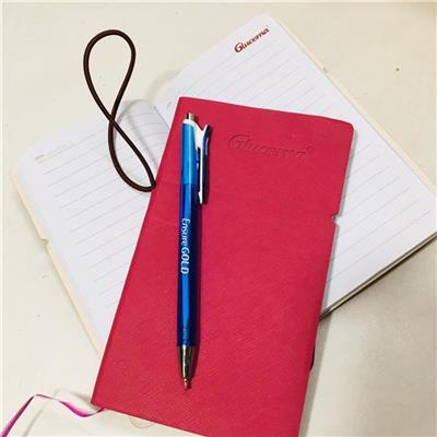 Sổ A6 Glucerna 184 Trang Bìa Mềm PU ĐỎ HỒNG  So A6 Glucerna 184 Trang Bia Mem PU DO HONG