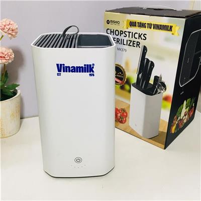 Máy Sấy Diệt Khuẩn Muỗng Đũa Dao Kéo Mishio MK379 (VINAMILK)