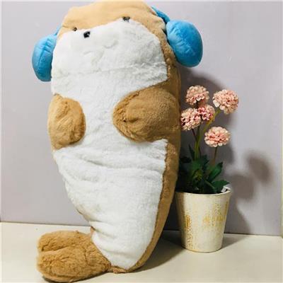 Gấu Bông RÁI CÁ ĐEO TAI NGHE Dài 74cm