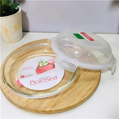 Hộp Thủy Tinh Chịu Nhiệt Nắp Vòm Lock&Lock LLG883 18cm