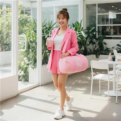 Túi Trống Enchanteur MÀU HỒNG