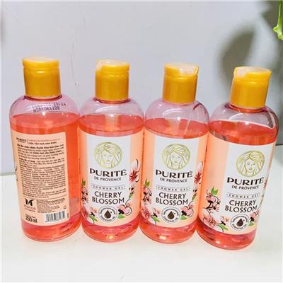 COMBO 4 CHAI Sữa Tắm Purité Sáng Mịn Da Hương Hoa Anh Đào Cherry Blossom Shower Gel 250ml(x4)