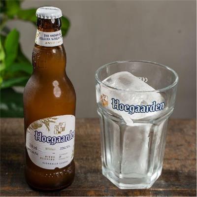 Hộp 6 Ly THỦY TINH Cao Cấp HOEGAARDEN 400ml Hình Lục Giác (HỘP LỚN)