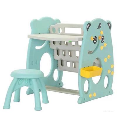 Bộ Bàn Học Đa Năng 3 Trong 1 Bảng Vẽ, Giá Sách, Bàn Học Kèm Ghế Ngồi Cho Bé (UNICHARM)