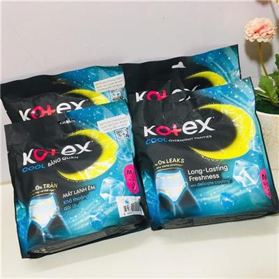 COMBO 4 GÓI Băng Vệ Sinh Kotex DẠNG QUẦN 2 Miếng Size M-L