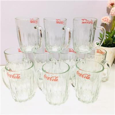 Hộp 10 Ly Thủy Tinh Có Quai 380ml Coca-Cola