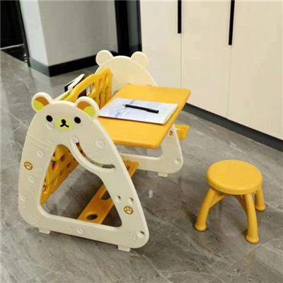 Bộ Bàn Học Đa Năng 3 Trong 1 Bảng Vẽ, Giá Sách, Bàn Học Kèm Ghế Ngồi Cho Bé (ENFA)