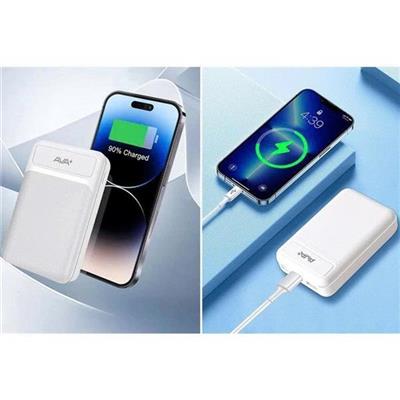 Pin Sạc Dự Phòng Polymer 10000mAh 10.5W AVA+ GN-05 MÀU TRẮNG