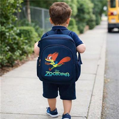 Balo Disney Zootopia Dáng Hộp Cho Bé Mẫu Giáo (Enfa)