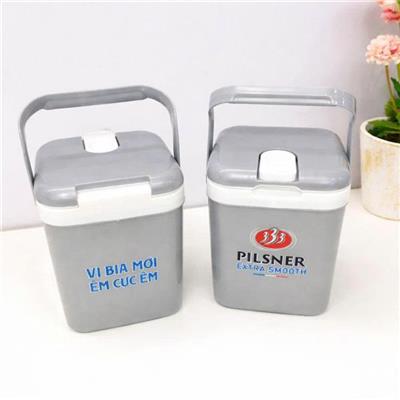 Bình Đá Vuông Minice Duy Tân 1 Lít - 333 PILSNER MÀU XÁM