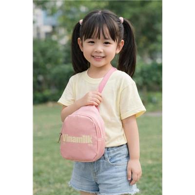 Túi Đeo Chéo Vinamilk Cho Bé Gái MÀU HỒNG