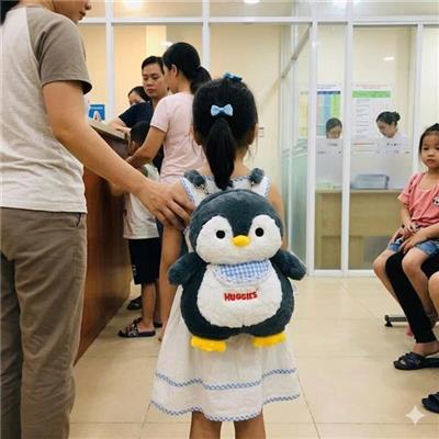 Balo GẤU BÔNG Đeo Điệu, Phù Hợp Nhiều Độ Tuổi - MÀU XÁM