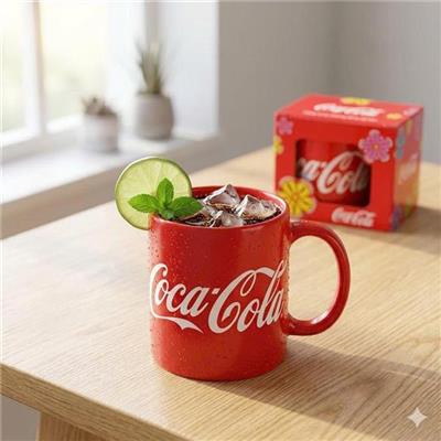 Ly SỨ ĐỎ COCA COLA CÓ QUAI 350ml
