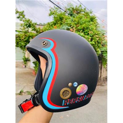 Nón Bảo Hiểm Protec Star 3/4 Đầu Size XL (Cỡ 8) Pepsi  Non Bao Hiem Protec Star 3/4 Dau Size XL (Co 8) Pepsi