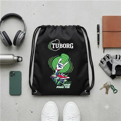 Balo Dây Rút Vải Dù Tuborg 