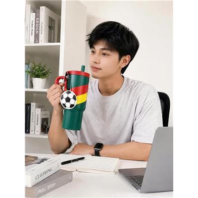 Ly Giữ Nhiệt WORLD CUP 720ml Có Quai Cầm (ĐỎ-LÁ-VÀNG)  Ly Giu Nhiet WORLD CUP 720ml Co Quai Cam (DO-LA-VANG)