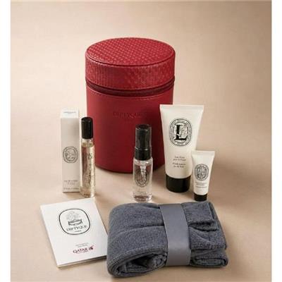 TÚI ĐỎ: Bộ Dụng Cụ Du Lịch Cá Nhân Cao Cấp QATAR - DIPTYQUE Amenity Kit