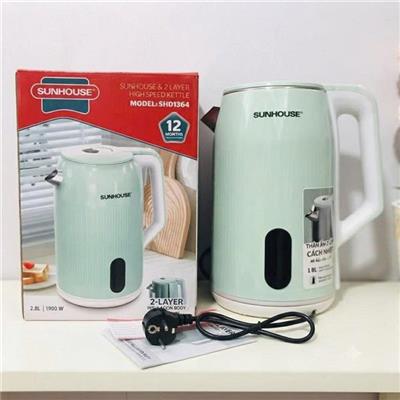 Ấm/ Bình Đun Siêu Tốc 2 Lớp SUNHOUSE 2.8 Lít SHD1364  Am/ Binh Dun Sieu Toc 2 Lop SUNHOUSE 2.8 Lit SHD1364