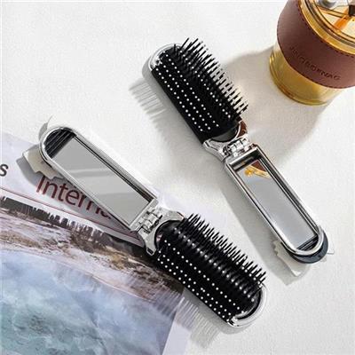 Gương Lược 2in1 Mini Xếp Gọn Bỏ Túi  Guong Luoc 2in1 Mini Xep Gon Bo Tui